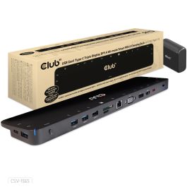 Club3D Docking USB-C Triple Display 4K HDMI/DP/VGA con 5xUSB 3.0, Ethernet y Carga PD 100W, Negro Precio: 192.69000014. SKU: B1KLEGBKT2
