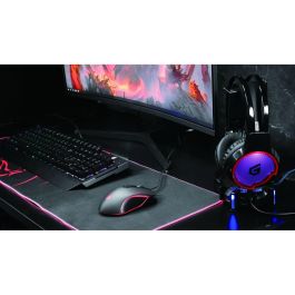 Conceptronic Teclado Gaming KRONIC RGB USB Alámbrico Mecánico QWERTY Portugués Retroiluminación LED Azul/Rojo/Verde