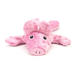 Gloria Juguete para Perro Dogmonsters Cerdito de Peluche con Cremallera, Recargable para Botella Plástica Sonido Crujiente, 100% Poliéster