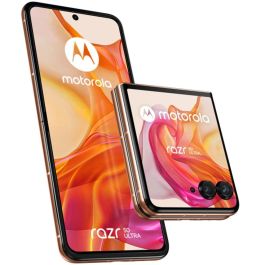 Motorola razr 50 ultra Teléfono Móvil Plegable Android 14 6.9" pOLED + 4.0" Ext. 12GB RAM 512GB 50MP Cámara 5G Durazno IPX8