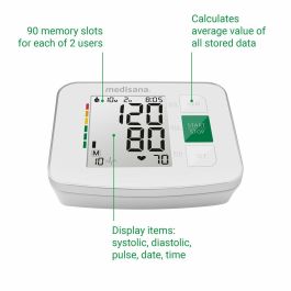 Medisana BU 512 Tensiómetro Blanco