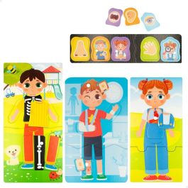 Color Baby Juego de Montessori Baby Doctor para Niños 12 Meses - 4 Años, Material Cartón