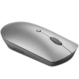 Lenovo 600 Ratón Silencioso Bluetooth 5.0 con Sensor Óptico Azul, 61g, DPI Ajustable 800-2400 y Diseño Compacto Multi-Dispositivo