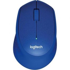 Logitech 910-004910 Ratón Inalámbrico M330 Silent Plus Silencioso 1000 DPI Diseño Diestro Azul con 24 meses de Batería