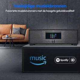 MEDION MED4061275196573 Sistema Todo en Uno Radio Internet DAB/FM CD Sonido 2.1 80W RMS
