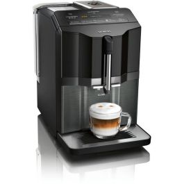 SIEMENS EQ.300 Cafetera espresso automática TI355209RW - Acero inoxidable oscuro y negro brillante - 1300 W - 15 bares - 5 bebidas Precio: 492.49999953. SKU: B185NREPHN