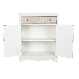 Armario Boho DKD Home Decor Natural Blanco 42 x 180 x 80 cm