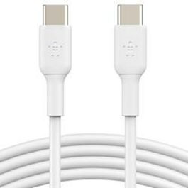 Cable USB-C a USB-C Belkin CAB003BT2MWH Blanco 2 m Cable USB-C a USB-C Belkin CAB003BT2MWH Blanco 2 m