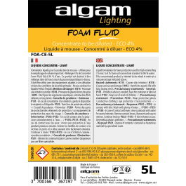 ALGAMLIGHT Líquido Eco para Máquinas de Espuma 4% - 5 Litros