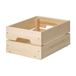 Inde Caja Madera Apilable 31 cm x 23 cm x 15 cm (4 Unidades)