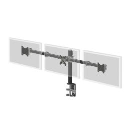 iiyama DS1003C-B1 Brazo de Escritorio Triple para 3 Pantallas de 10-27 pulgadas, Soporte Ajustable con Gestión de Cables