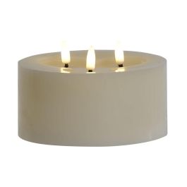 Vela LED Home ESPRIT Beige 15 x 15 x 7 cm (AA) Vela LED Home ESPRIT Beige 15 x 15 x 7 cm (AA)