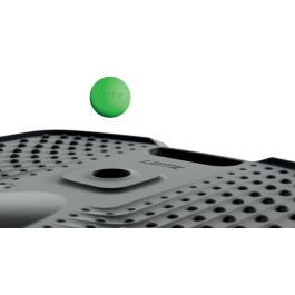 Leitz Alfombrilla Antifatiga Ergo Active 53730089, Antideslizante, Fácil de Limpiar, Diseño de Burbuja, Gris Oscuro