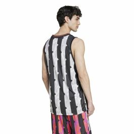 Camiseta de Tirantes Hombre Adidas House Of Tiro Tank Top Blanco Negro