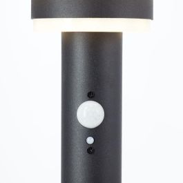 Poste de exterior - BRILLIANT - GARVINA - LED y solar - Detector de movimiento - Acero inoxidable y plástico - 4 W - Negro Poste de exterior - BRILLIANT - GARVINA - LED y solar - Detector de movimiento - Acero inoxidable y plástico - 4 W - Negro