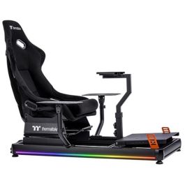 Thermaltake GSC-F50-CPASBB-01 Cabina de Vuelo GF500 Flight Simulator Cockpit Negro Aluminio hasta 120 kg