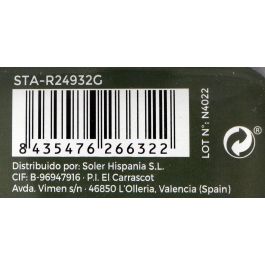 Santa Clara Fiambrera Rectangular con Tapa Hermética 1 litro 20,5 x 15,3 cm (6 Unidades)