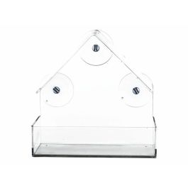 Comedero para Pájaros Trixie Transparente 225 ml 15 × 15 × 6 CM