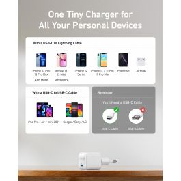 Anker 512 Nano Charger Pro 20W 1 x USB-C blanco