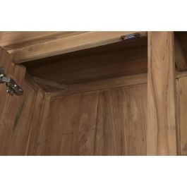 Vitrina Home ESPRIT Cristal madera de teca 160 X 45 X 210 CM