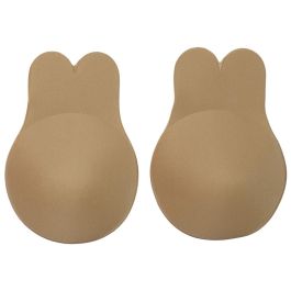 Cosmetic Club Sujetador Adhesivo Push-Up Invisible para Escotes Pronunciados Negro/Beige Tallas A/B/C