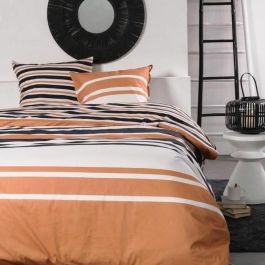 Today TOD3574641212094 Juego de cama doble 100% Algodón 240x200 cm Naranja, Blanco y Negro Precio: 35.99000042. SKU: B18T55LX58