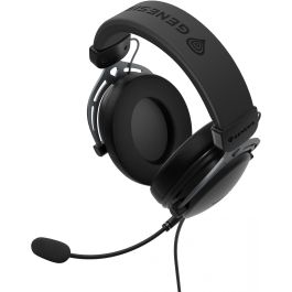 GENESIS Toron 531 Auriculares Gaming Alámbricos Diadema con Micrófono Boom Extraíble, Transductores 50mm, Multiplataforma, Negro