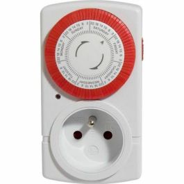 Chacon Programador Semanal Mecánico de Ahorro Energía. Temporizador de 15 Min por Ciclo, hasta 42 Semanales y 3500W Max. Precio: 19.89000057. SKU: B129MTXMPN