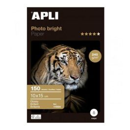 Papel Inkjet Apli Foto A6 10X15Cm 240G 100+50H Glossy Precio: 21.78999944. SKU: BIX11504
