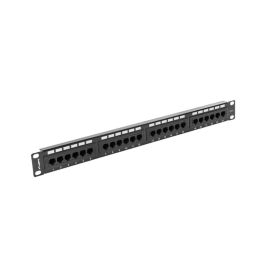 Patch Panel 24 Puertos UTP Categoría 6 Lanberg PPU6-1024-B Precio: 27.59000013. SKU: S5614687