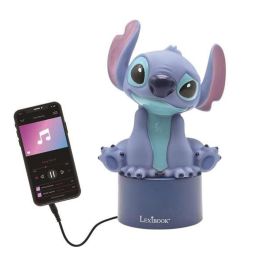 Lexibook Luz Nocturna con Altavoz Disney Stitch NS01D LED Cambio de Color