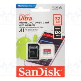 Sandisk Tarjeta Memoria Micro Secure Digital Sdhc 32 GB 120 MB/s Clase 10 U1 A1 Precio: 15.49999957. SKU: S7805789