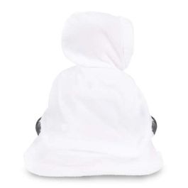 Disfraz monada blanca navidad vestido con enaguas y cubrehombros con capucha talla 12-24 m Disfraz monada blanca navidad vestido con enaguas y cubrehombros con capucha talla 12-24 m