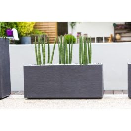 EDA Jardiniere Graphit - 99,5 x 39 x 43 cm - 97,6 L - Gris antracita EDA Jardiniere Graphit - 99,5 x 39 x 43 cm - 97,6 L - Gris antracita