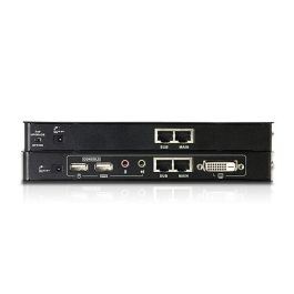 Aten Extensor KVM DVI USB con Audio y RS-232 CE600L CE600R para Distancias de hasta 60m