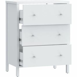IPSARION Mueble de Baño IPQZ2111 Blanco 3 Cajones L64 x P40 x H83 cm
