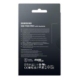 Samsung MZ-VAP4T0 990 PRO 4TB M.2 PCIe 5.0 NVMe SSD con Disipador - 14800 MB/s Lectura, 13400 MB/s Escritura - Para PC Gaming