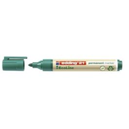 Marcador Permanente Edding 21 Ecoline Conico Verde 10 unidades Precio: 12.50000059. SKU: B1324FQRNN