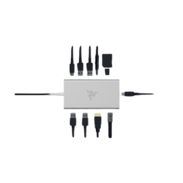 Razer Dock USB-C Alámbrico USB 3.2 Gen 1 Type-C Aluminio RC21-02250200-R3M1