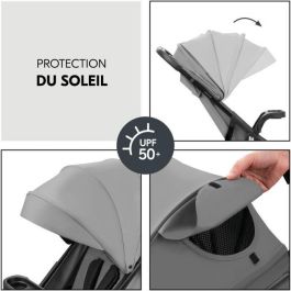 Hauck HAU1731474594460 - Set de viaje 2 en 1 Shop N Care: Cochecito, Silla de auto y Adaptadores, 4 ruedas, Gris