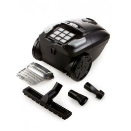 Domo DO7285S Aspiradora con Bolsa, 700W, 69 dB, Clase Energética A, Eficiencia Suelo Duro A, Filtración A, 3L, Gris