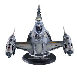 HASBRO Star Wars The Black Series The Mandalorian N-1 Starfighter con figura Mandalorian & Grogu, figura 9,5cm y accesorios