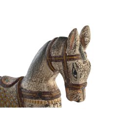 DKD Home Decor Figura Indio con Caballo de Madera Mango y Hierro Blanco y Multicolor 10 x 42 x 35 cm Precio: 43.49999973. SKU: S3039506
