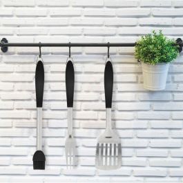 Set de Utensilios para Barbacoa Aktive 4 Piezas Barbacoa Acero Inoxidable 10 x 42 x 4 cm (4 Unidades) Set de Utensilios para Barbacoa Aktive 4 Piezas Barbacoa Acero Inoxidable 10 x 42 x 4 cm (4 Unidades)
