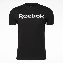 Camiseta de Manga Corta Hombre Reebok Graphic Series Linear Logo Negro