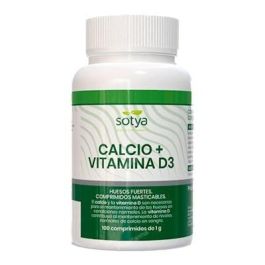 SOTYA Calcio Vitamina D3 Masticable 1g 100 Comprimidos - Mantiene Huesos Normales con Magnesio Precio: 4.5899997. SKU: B1AENYJTR3