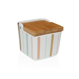 Salero con Tapa Versa Flint Cerámica 8,8 x 8,5 x 8,8 cm