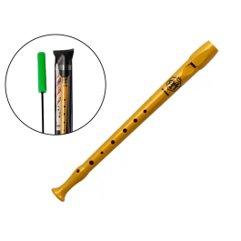 Hohner The Magic Flute Flauta Dulce Soprano Tonalidad Do Color Dorado Edición Especial con App para Aprender Precio: 21.6900002. SKU: B1GPT6PDSP