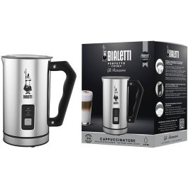 Bialetti MK01 Espumador de Leche Automático Acero Inoxidable 240 ml - Funciones Caliente y Fría