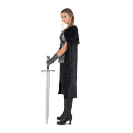 Disfraz dama del norte capa con correaje, túnica, cinturón y mitones talla l Disfraz dama del norte capa con correaje, túnica, cinturón y mitones talla l